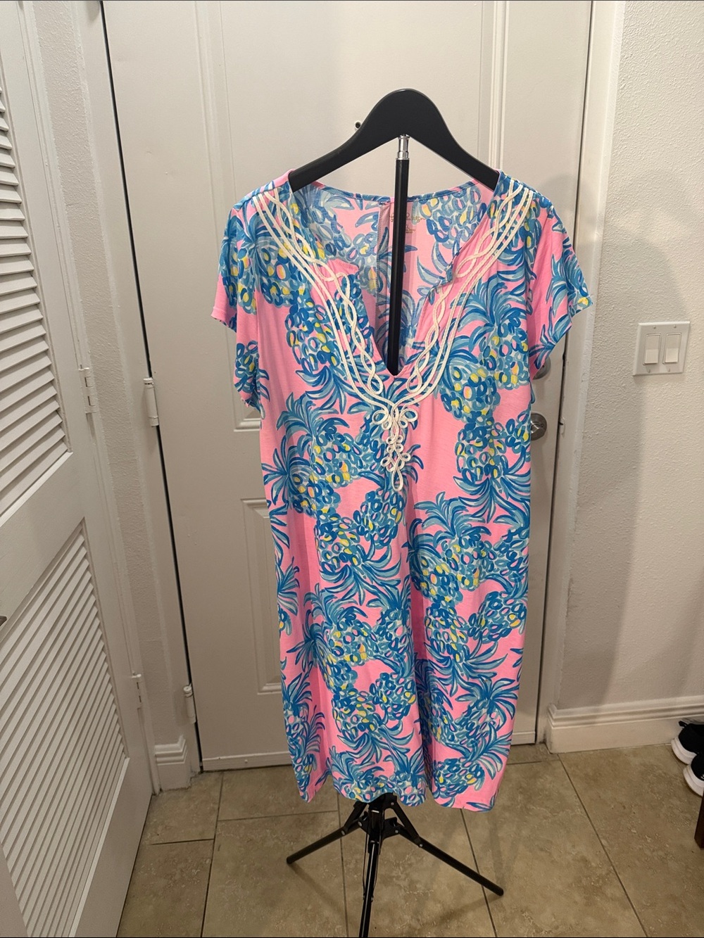 Lilly Pulitzer Pink and Blue Resort Mini Dress